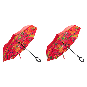 2PK Annabel Trends Reverse Umbrella Inverted 81x10cm - Tropicana