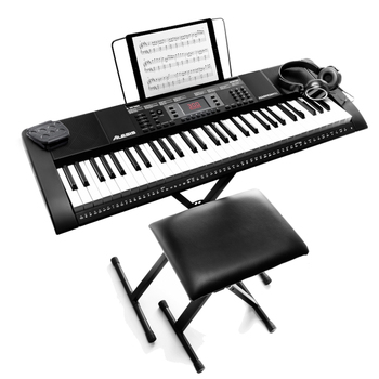 Alesis Harmony Mk.3 61-Key Portable Keyboard w/Footpedal/Accesssories 
