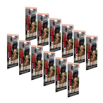 12PK Rocktape Go Fast Pack Adhesive Training Tape Support - Beige