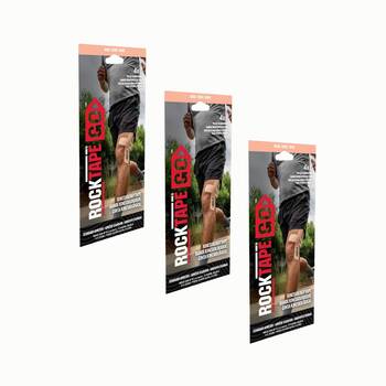 6PK Rocktape Go Fast Pack Adhesive Training Tape Support - Beige