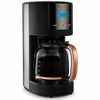 Morphy Richards Rose Gold Collection Filter Pour Over Coffee Machine - Black