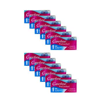 12x 32PK Carefree Pro Comfort Regular Tampon Womens Sanitary Product Dynamic Fit