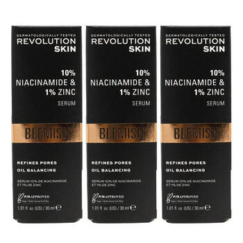 3PK Revolution Skin Oil Balancing Serum Blemish Control Face Care 30ml