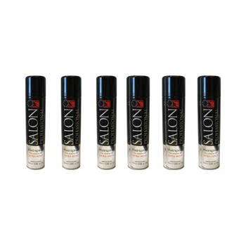 6x Minuet Salon Professional Spray Extra Hold 265ml For All Hair Types