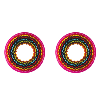 12pc Avanti Double Sided Round Cookies Cutter