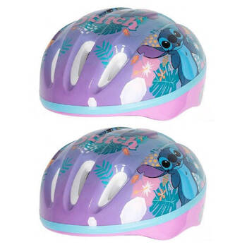 2PK Lilo & Stitch Adjustable Cycling Helmet Kids/Children Safety Head Accessory