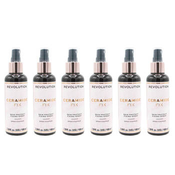 6PK Revolution Ceramide Fix Skin Protect Fixing Spray Mist Makeup 150ml