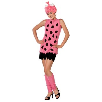 Rubies Pebbles Flintstone Deluxe Womens Dress Up Costume - Size S