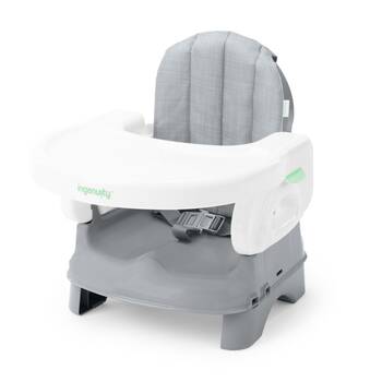 Ingenuity Deluxe Comfort Folding Baby Booster High Chair w/ Adjustable Tray 5m+