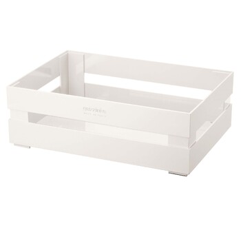 Guzzini Echo-Kitchen 45cm Plastic Circle Tidy & Store Box XL  - White