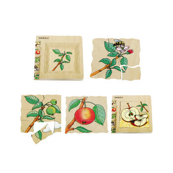 30pc Beleduc Multilayer Puzzle - Apple Life Education Kids/Children 3y+