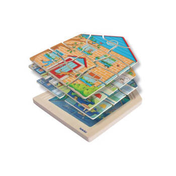 Beleduc Layer Puzzle Home Wooden Educational Toy Kids/Children - 3y+