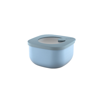 Guzzini Store & More 450ml Shallow Airtight Container - Matt Mid Blue