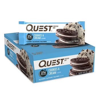 12pc Quest 60g Protein Bar - Cookies & Cream