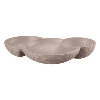 Guzzini Earth Tierra 29.5cm Hors D'oeuvres Dish - Taupe