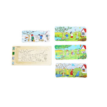 Beleduc Multilayer Puzzle Four Seasons Seasonal Learning Kids/Children - 3y+