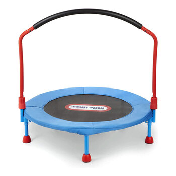 Little Tikes 3' Easy Store Folding Indoor Trampoline w/ Bar