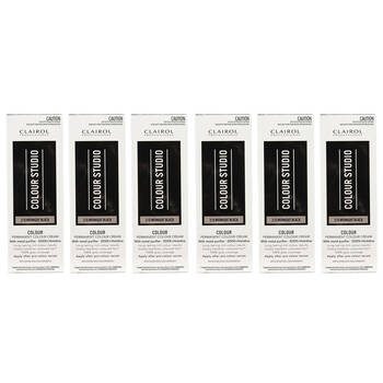 6PK Clairol Professional Permanent Hair Colour Cream 2/0 Midnight Black Dye