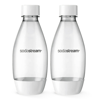 2pc 0.5L Sodastream Dishwasher Safe Carbonating Water Bottles BPA Free