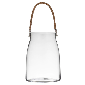 Amalfi 17L Anouk Vessel Decorative Home Decor Vase Clear/Natural