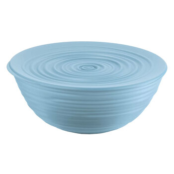 Guzzini Earth 25x10.8cm Serving Bowl w/ Lid - Powder Blue