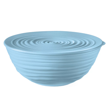 Guzzini Earth 18x7.6cm Serving Bowl w/ Lid - Powder Blue