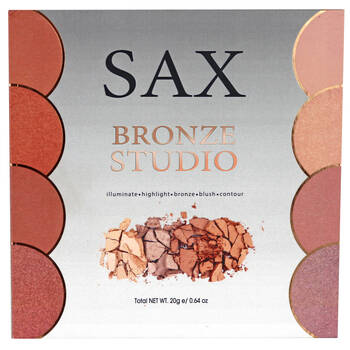 Sax Bronze Studio Bronze Blush Contour 8-Shades 20g