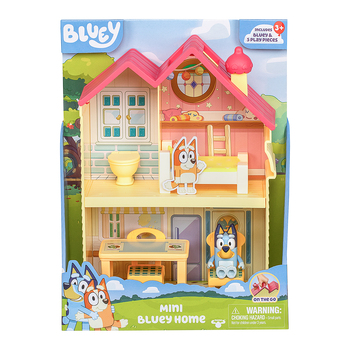 Bluey S10 Mini Heeler Home And Figures Toy Playset 3y+