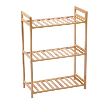 Boxsweden Bamboo 3 Tier Storage Shelf 51.5x25x71cm