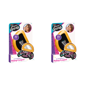 2PK Shimmer 'n Sparkle Kids/Children All In One Beauty Compact 8y+