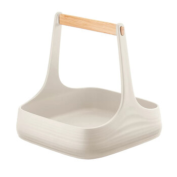 Guzzini Earth 22.5x22cm Tabletop Caddy Condiment Holder - White