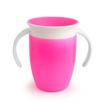 Munchkin 7oz Miracle 360° Trainer Cup - 1pk (Pink) 6M+
