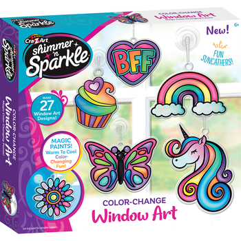 Shimmer 'n Sparkle Kids/Children Color Change Window Art 8y+