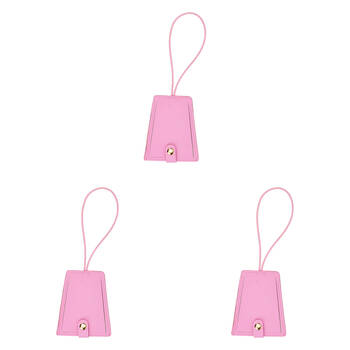 3PK Annabel Trends Vanity Luggage Travel Tag 9.5x7.5cm Pink