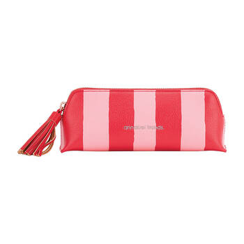 Annabel Trends Vanity Bag Mini Storage Organiser 21x8cm Red Stripe