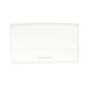 Annabel Trends Vanity Travel Wallet 24x14.5cm Document Holder - White