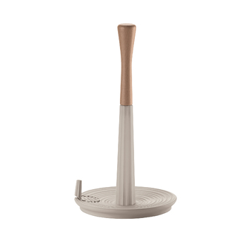 Guzzini Tierra Roll&tear 30.4cm Universal Kitchen Roll Holder - Taupe