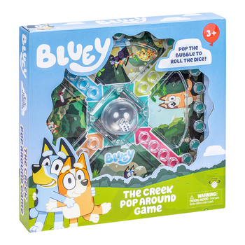 Bluey The Creek Pop Around Kids Interactive Board Game Set 3y+