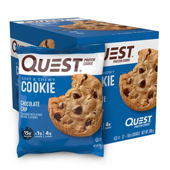 12pc Quest 59g Protein Cookie - Chocolate Chip