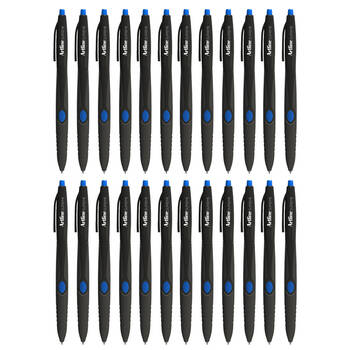 24pc Artline Supreme 1.0mm Ball Point Pen - Blue
