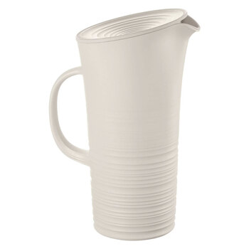 Guzzini Tierra 1.8L/26.9cm Water Pitcher w/ Lid - White