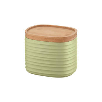 Guzzini Earth Tierra Food Storage Container Jar w/ Lid 500ml Small Green