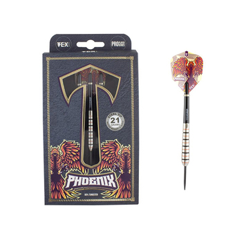 TEX 21g Phoenix 90% Tungsten Darts Barrel Shaft TEX Grip