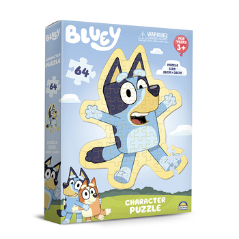 64pc Crown Bluey Character Kids/Children's Puzzle Set 28cm x 38cm  3yrs+