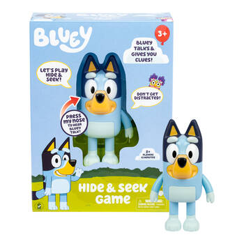 Bluey Hide N Seek Game w/ Figurine Kids Interactive Toy 3y+