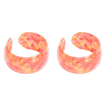 2PK Annabel Trends Tamed Cuff Bangles Women Accessory 7x3cm - Sherbet