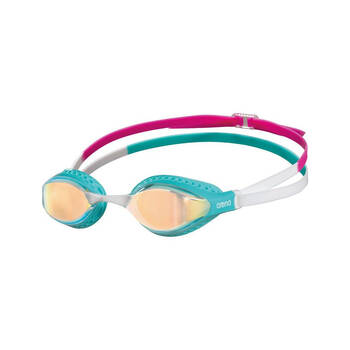 Arena Air-Speed Mirror Goggles Swimming Eye Protection Yellow/Turquoise