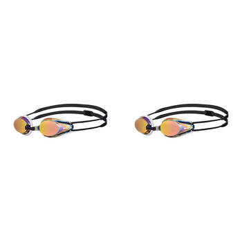 2PK Arena Tracks Mirror Goggles Swimming Eye Protection/Accessory Red/White