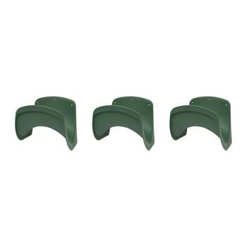 3PK Homeleisure Plastic Hose Caddy /Kitchen Tidy Green 