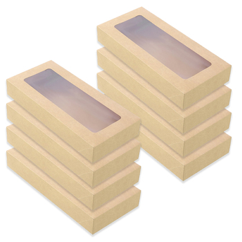 4x 2pc Lemon And Lime 55cm Eco Kraft 10.5L Grazing Box 